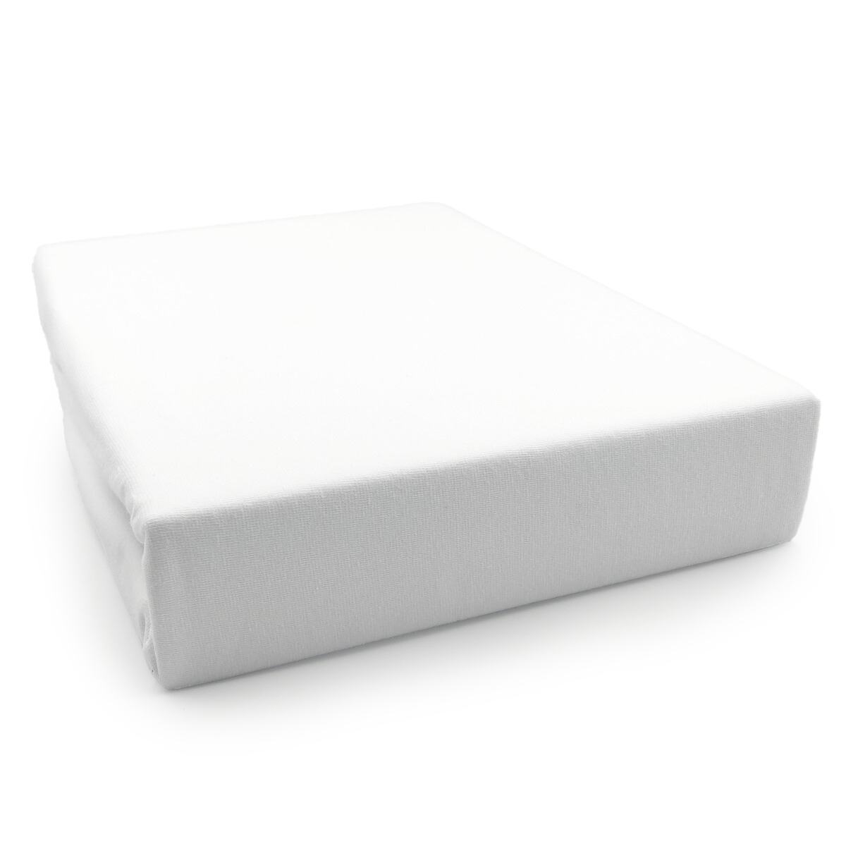 Prześcieradło białe jersey premium | LaCama