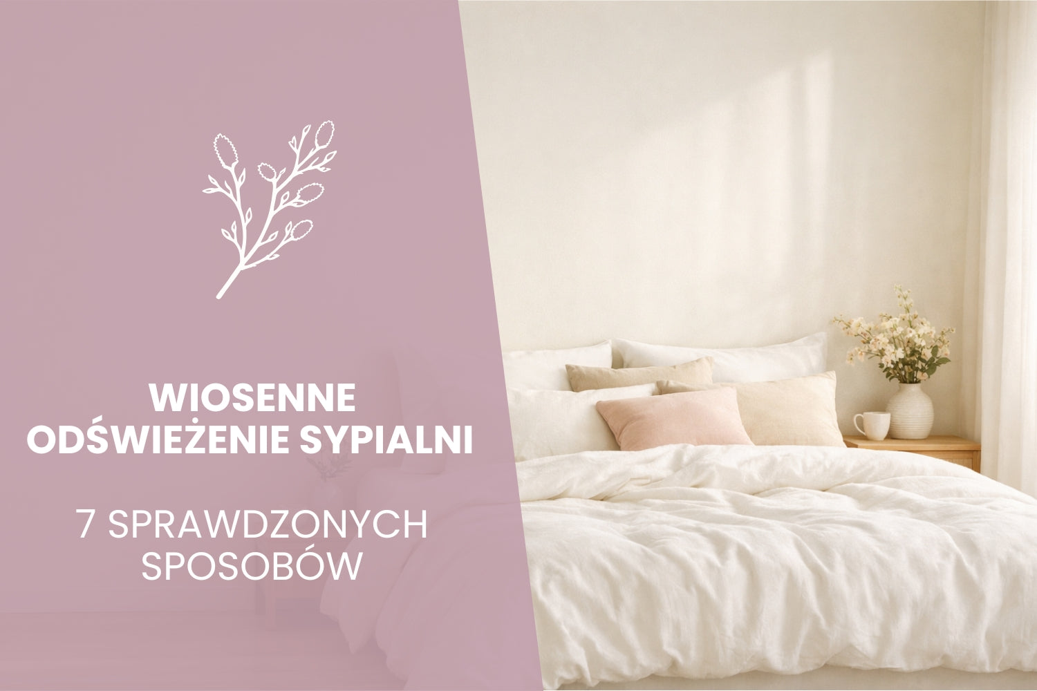 Wiosenne odświeżenie sypialni – 7 sprawdzonych sposobów, które naprawdę poprawią Twój sen