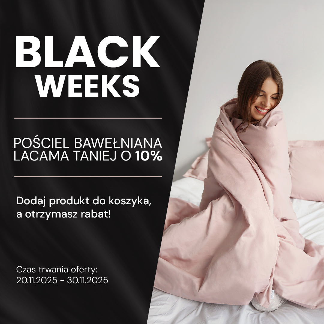 Pościel bawełniana pudrowy róż | LaCama