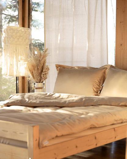 Pościel bawełniana kawa latte | LaCama