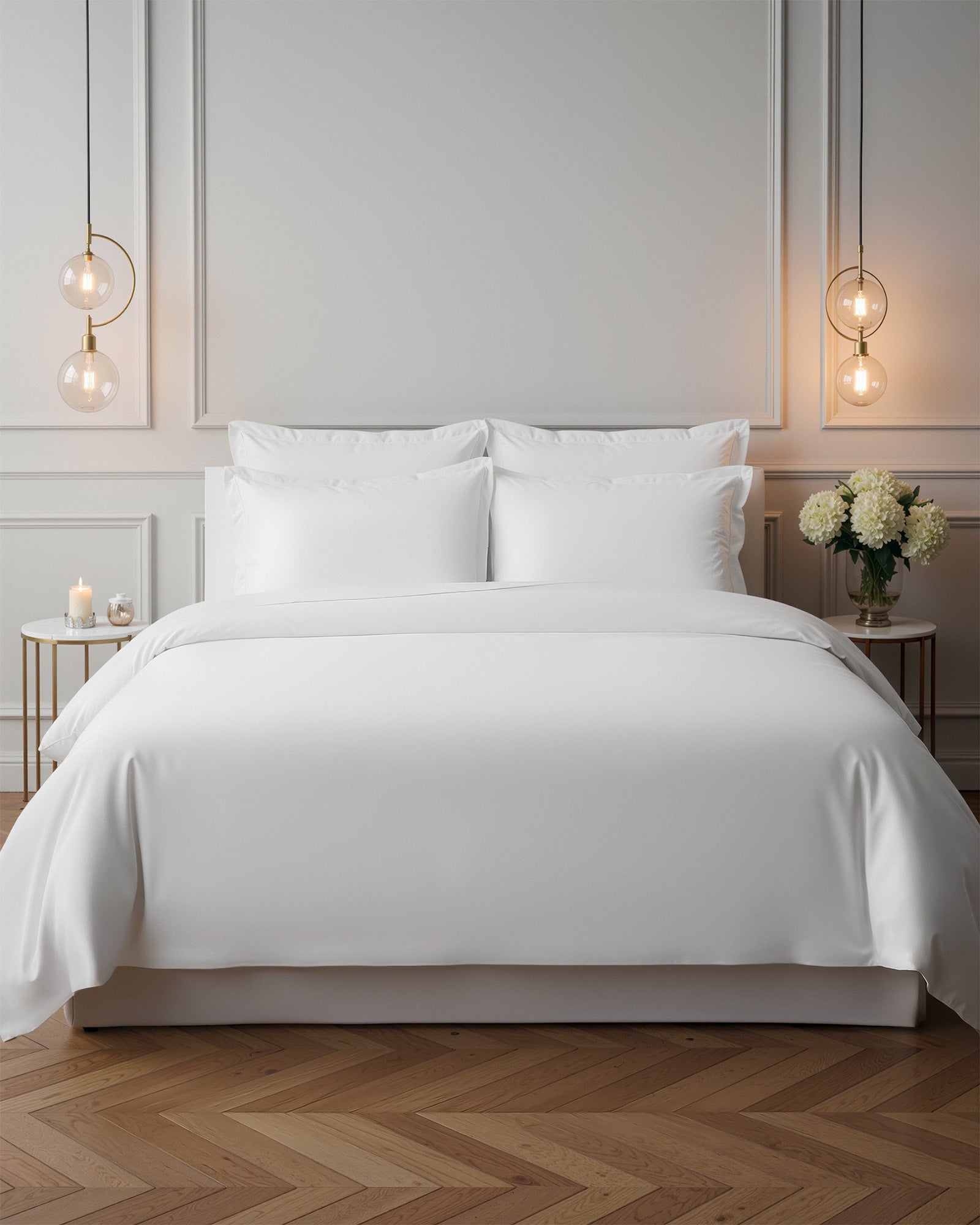 Pościel bawełniana biały puch | LaCama