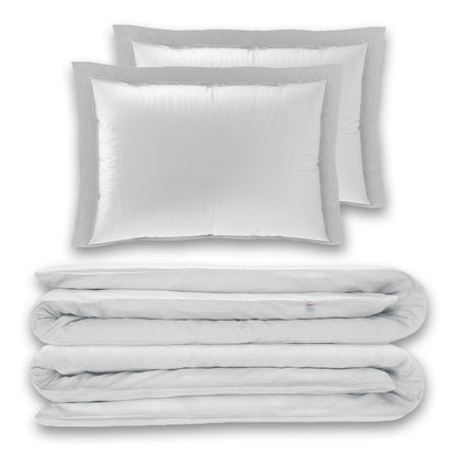 Pościel bawełniana biały puch | LaCama