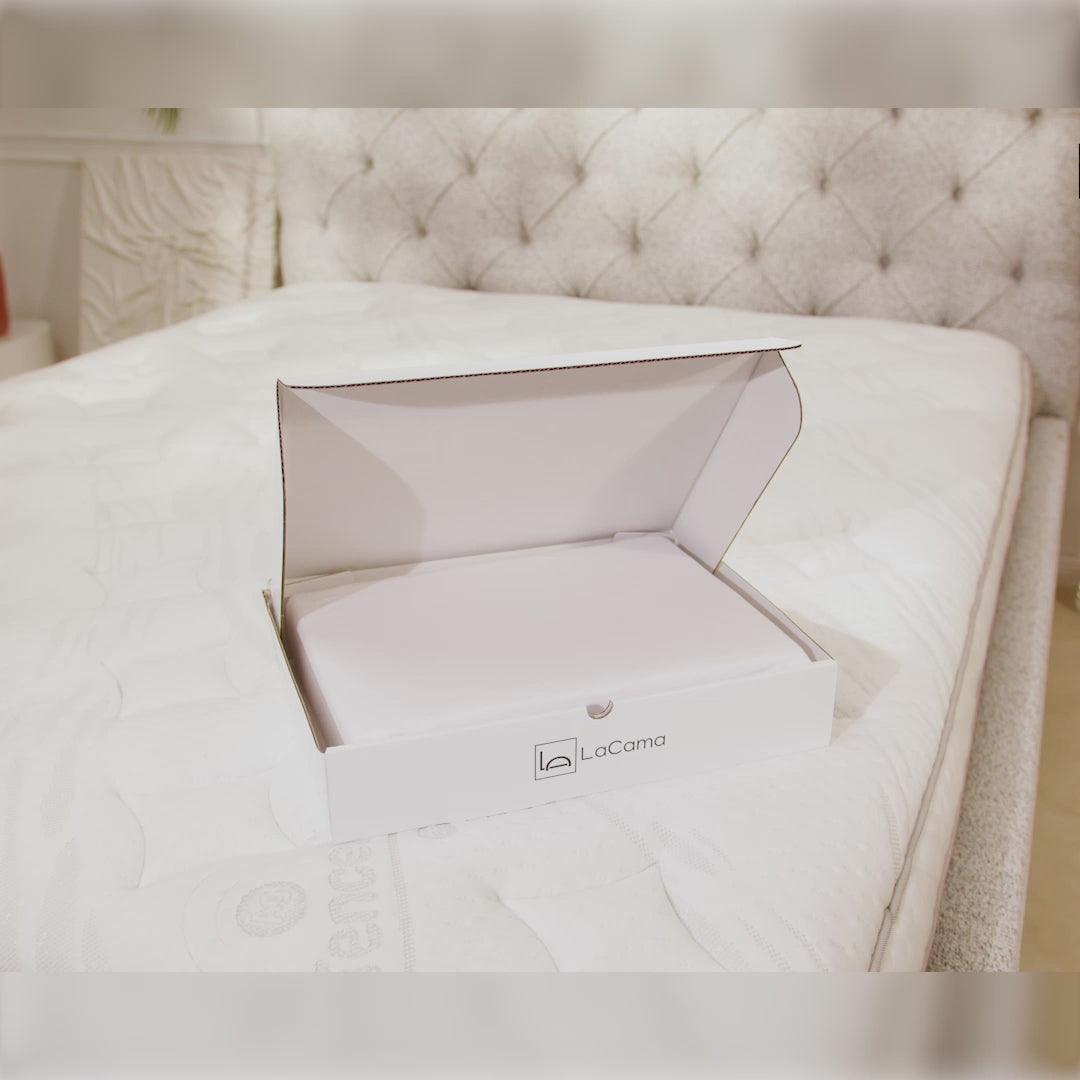 Prześcieradło różowe jersey premium | LaCama