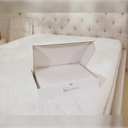 Prześcieradło różowe jersey premium | LaCama